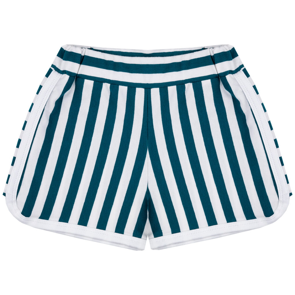 Retro Shorts - Emerald Stripes - Raspberry Republic - Buy better, buy ...